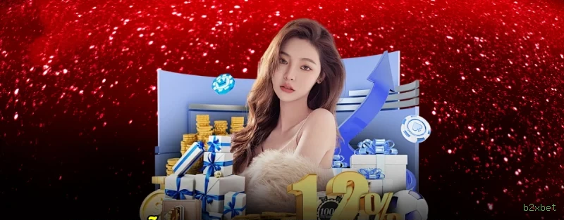 Imagem promocional dos ganhos da b2xbet
